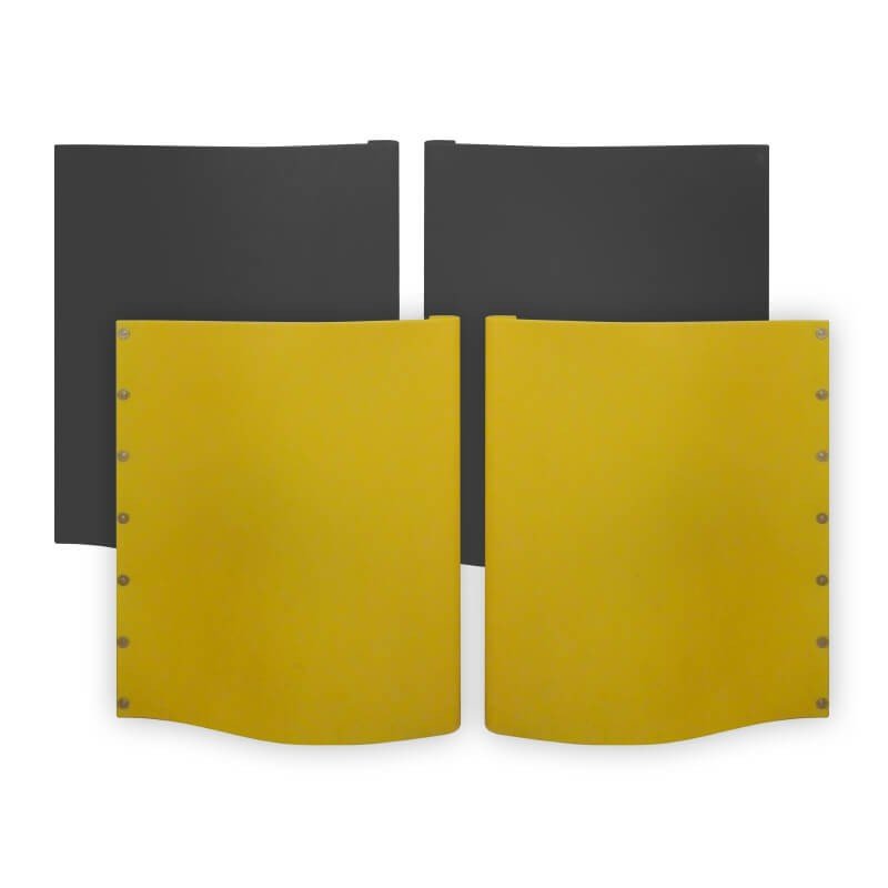 900mm Grey/Yellow Buffers – Pair