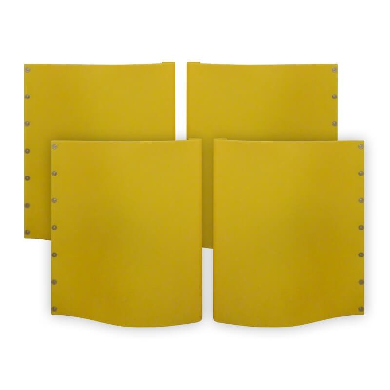 900mm Yellow Buffers – Pair